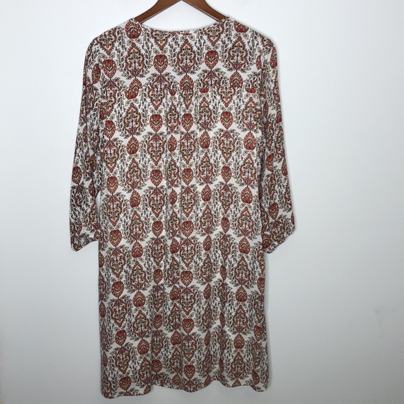 DR2 Floral Boho Dress Cream Size S - Picture 2 of 10